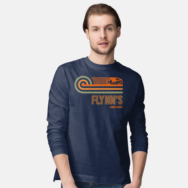 Retro Vintage Arcade-Mens-Long Sleeved-Tee-retrodivision