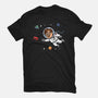 Outer Office Space-Womens-Fitted-Tee-Boggs Nicolas