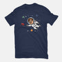 Outer Office Space-Womens-Fitted-Tee-Boggs Nicolas