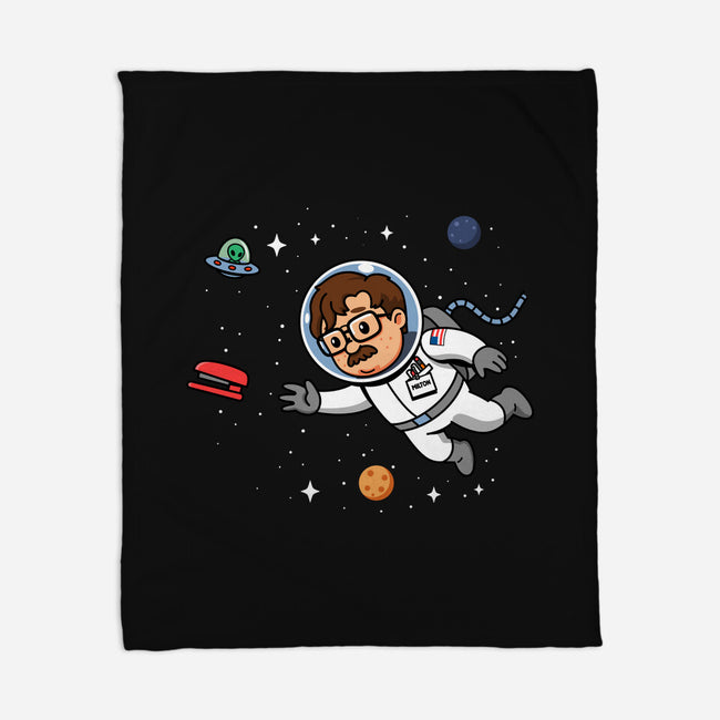 Outer Office Space-None-Fleece-Blanket-Boggs Nicolas