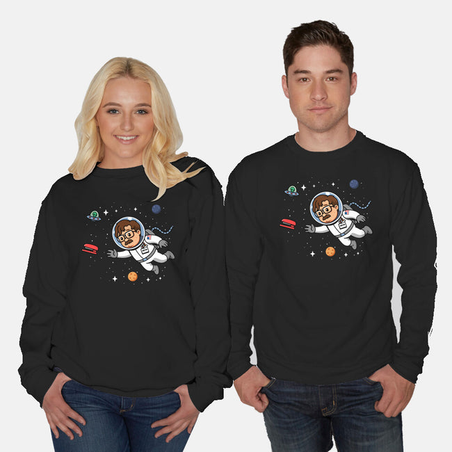 Outer Office Space-Unisex-Crew Neck-Sweatshirt-Boggs Nicolas