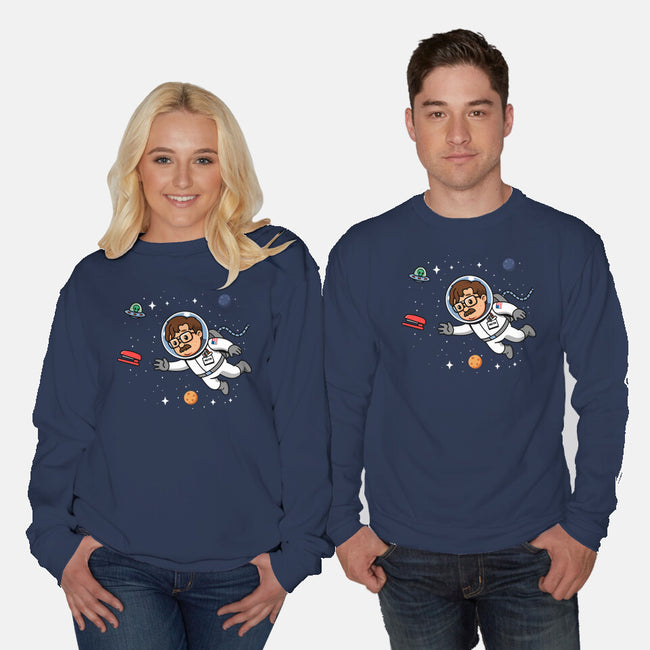 Outer Office Space-Unisex-Crew Neck-Sweatshirt-Boggs Nicolas