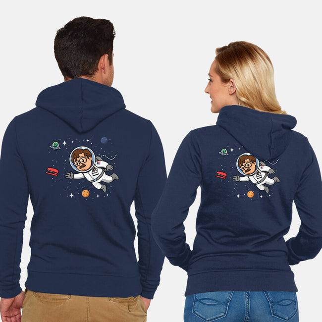 Outer Office Space-Unisex-Zip-Up-Sweatshirt-Boggs Nicolas