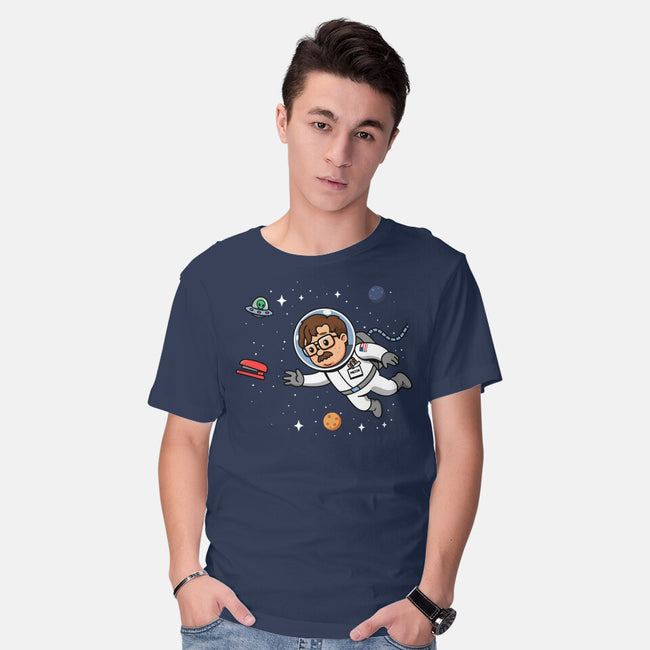 Outer Office Space-Mens-Basic-Tee-Boggs Nicolas