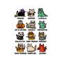 Trick Or Kitten-Youth-Crew Neck-Sweatshirt-kg07