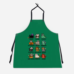 Trick Or Kitten-Unisex-Kitchen-Apron-kg07