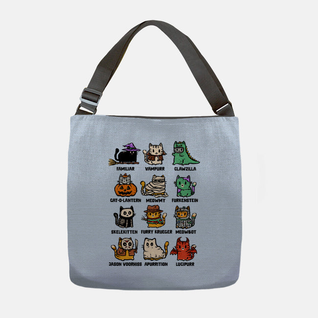 Trick Or Kitten-None-Adjustable Tote-Bag-kg07