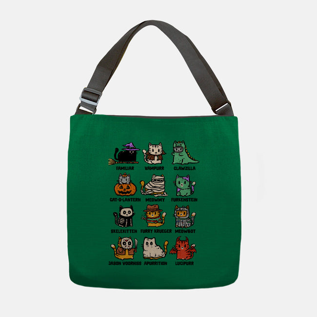 Trick Or Kitten-None-Adjustable Tote-Bag-kg07