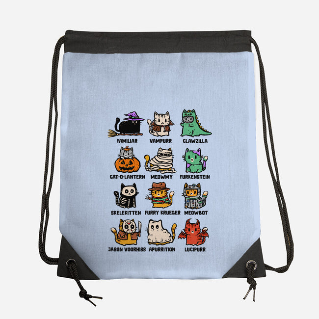 Trick Or Kitten-None-Drawstring-Bag-kg07