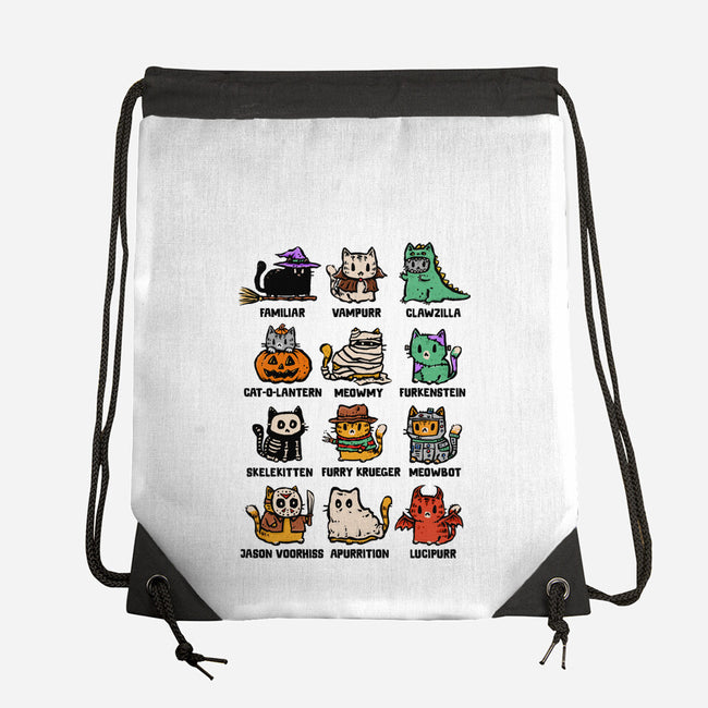 Trick Or Kitten-None-Drawstring-Bag-kg07