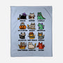 Trick Or Kitten-None-Fleece-Blanket-kg07