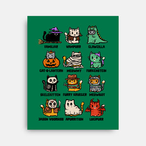 Trick Or Kitten-None-Stretched-Canvas-kg07