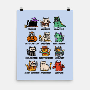 Trick Or Kitten-None-Matte-Poster-kg07