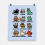 Trick Or Kitten-None-Matte-Poster-kg07