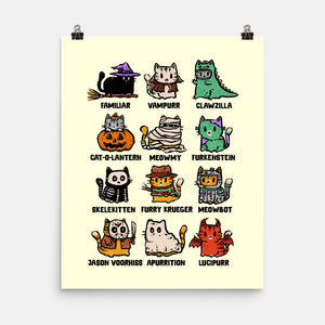 Trick Or Kitten-None-Matte-Poster-kg07