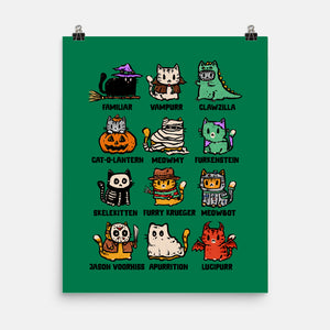 Trick Or Kitten-None-Matte-Poster-kg07