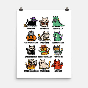 Trick Or Kitten-None-Matte-Poster-kg07