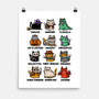 Trick Or Kitten-None-Matte-Poster-kg07