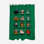 Trick Or Kitten-None-Polyester-Shower Curtain-kg07