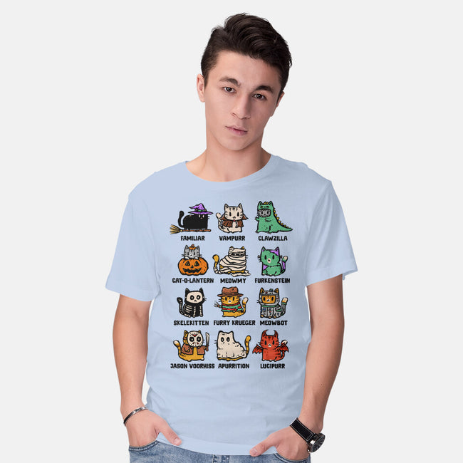 Trick Or Kitten-Mens-Basic-Tee-kg07