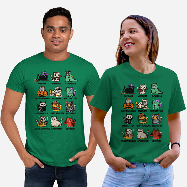 Trick Or Kitten-Unisex-Basic-Tee-kg07