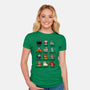 Trick Or Kitten-Womens-Fitted-Tee-kg07