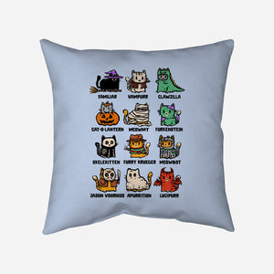 Trick Or Kitten-None-Removable Cover w Insert-Throw Pillow-kg07