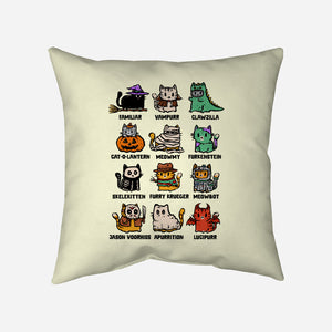 Trick Or Kitten-None-Removable Cover w Insert-Throw Pillow-kg07