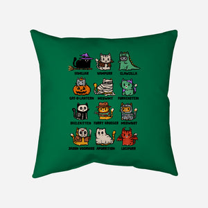 Trick Or Kitten-None-Removable Cover w Insert-Throw Pillow-kg07