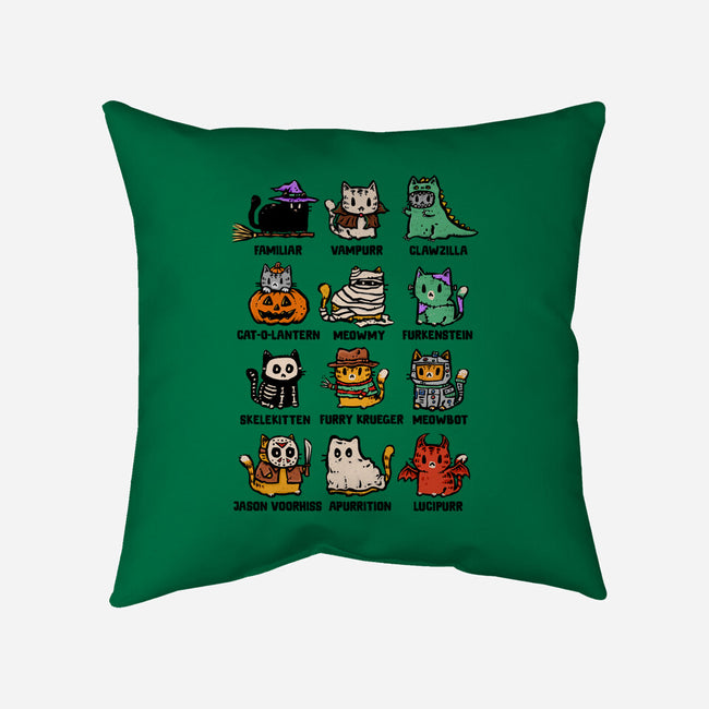 Trick Or Kitten-None-Removable Cover w Insert-Throw Pillow-kg07