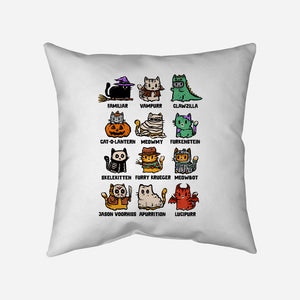 Trick Or Kitten-None-Removable Cover w Insert-Throw Pillow-kg07