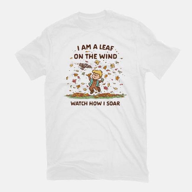 Autumn Leaves On The Wind-Unisex-Basic-Tee-kg07