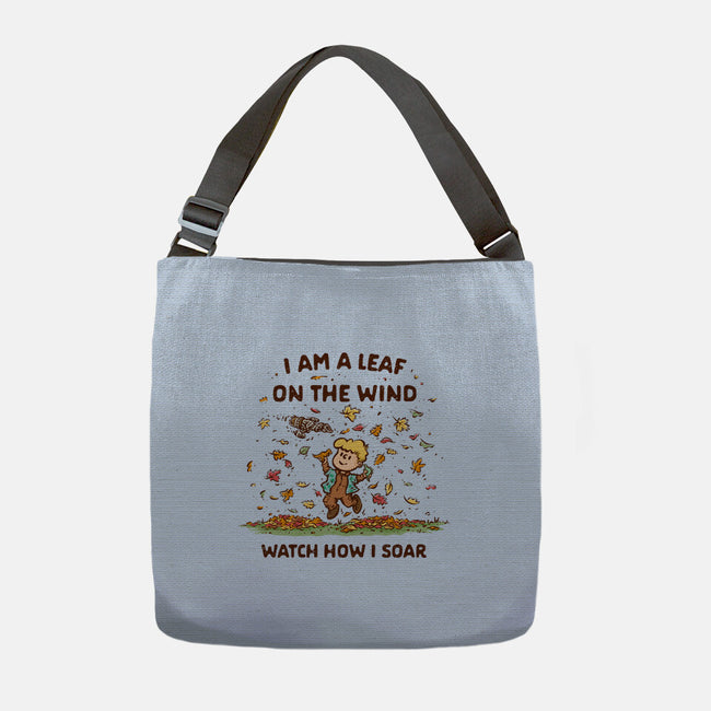 Autumn Leaves On The Wind-None-Adjustable Tote-Bag-kg07