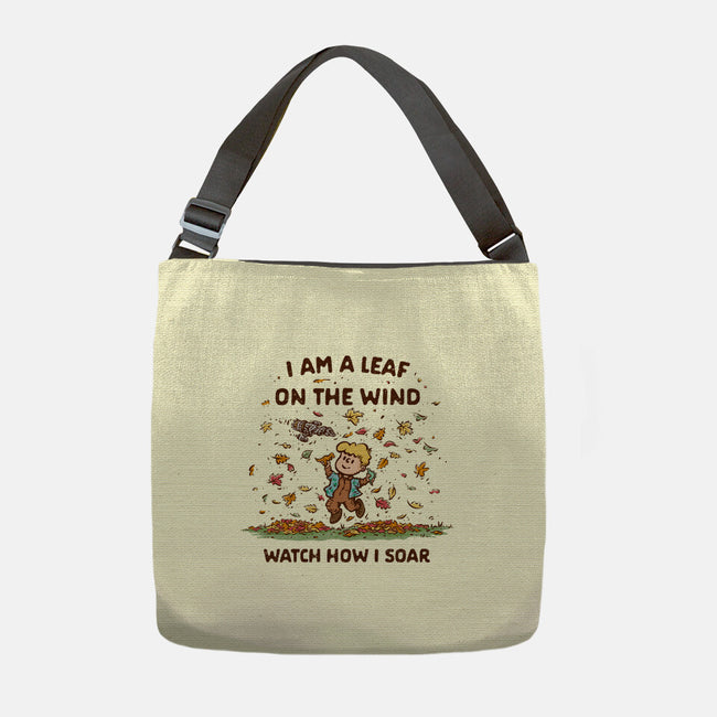 Autumn Leaves On The Wind-None-Adjustable Tote-Bag-kg07
