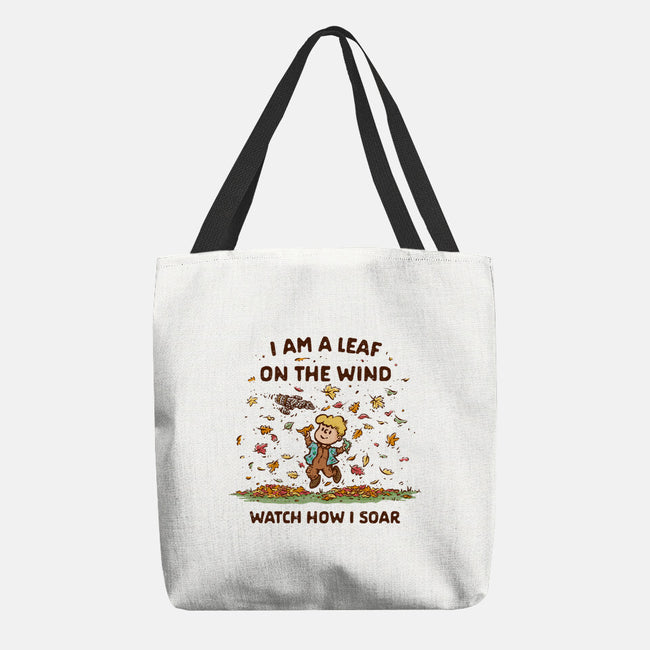 Autumn Leaves On The Wind-None-Basic Tote-Bag-kg07