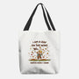 Autumn Leaves On The Wind-None-Basic Tote-Bag-kg07