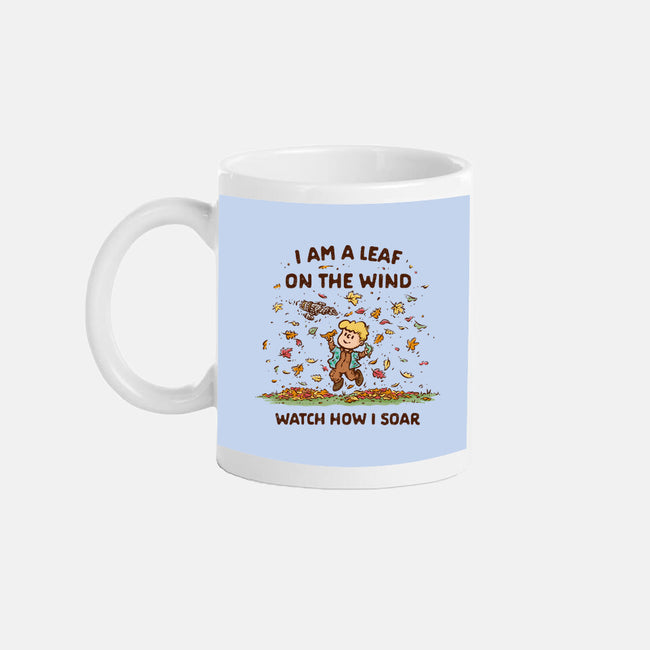 Autumn Leaves On The Wind-None-Mug-Drinkware-kg07