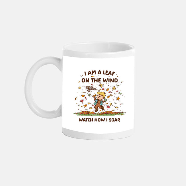 Autumn Leaves On The Wind-None-Mug-Drinkware-kg07