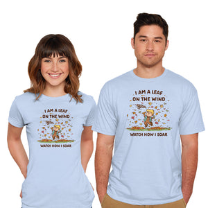Autumn Leaves On The Wind-Mens-Basic-Tee-kg07