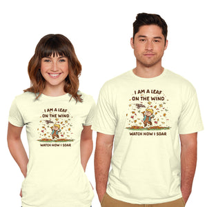 Autumn Leaves On The Wind-Mens-Basic-Tee-kg07