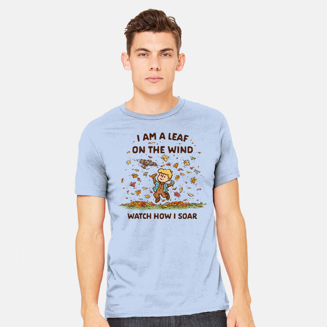 Autumn Leaves On The Wind-Mens-Heavyweight-Tee-kg07