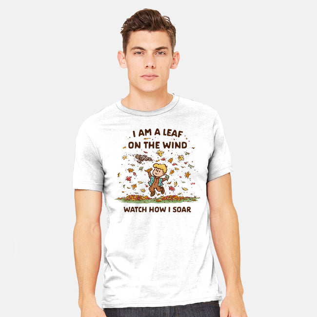 Autumn Leaves On The Wind-Mens-Heavyweight-Tee-kg07