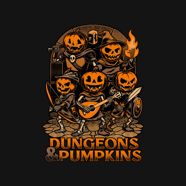 Dungeon Pumpkin RPG-Womens-Basic-Tee-Studio Mootant