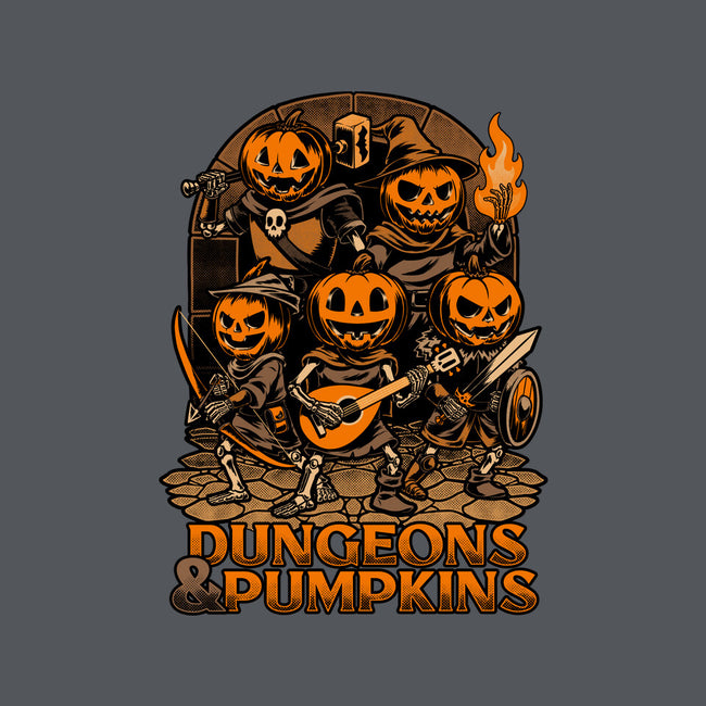 Dungeon Pumpkin RPG-Mens-Basic-Tee-Studio Mootant
