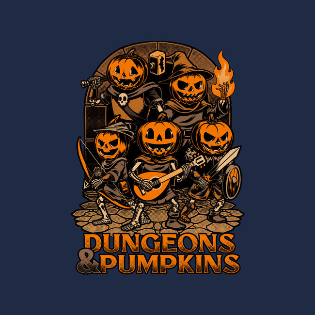 Dungeon Pumpkin RPG-Mens-Basic-Tee-Studio Mootant