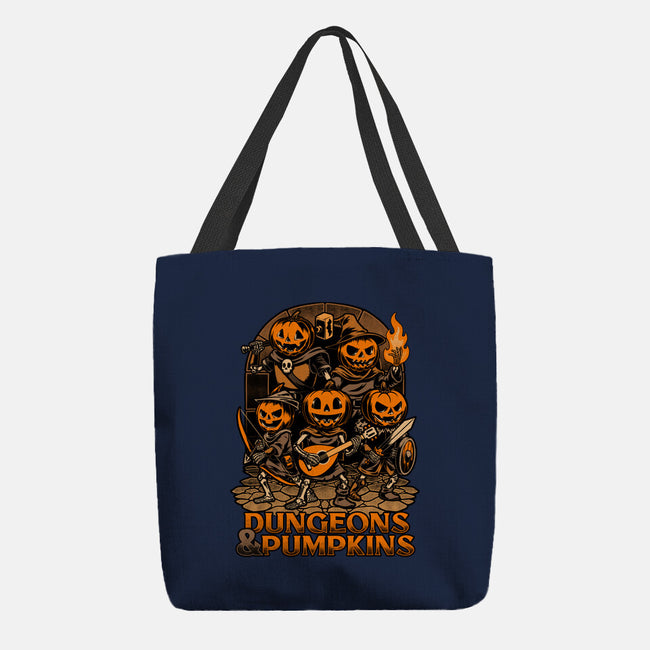 Dungeon Pumpkin RPG-None-Basic Tote-Bag-Studio Mootant