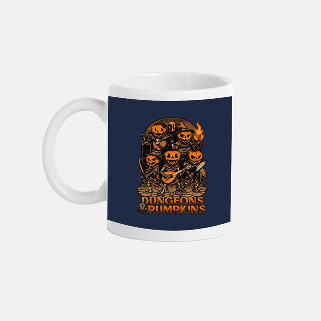 Dungeon Pumpkin RPG-None-Mug-Drinkware-Studio Mootant