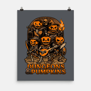 Dungeon Pumpkin RPG-None-Matte-Poster-Studio Mootant