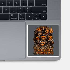 Dungeon Pumpkin RPG-None-Glossy-Sticker-Studio Mootant