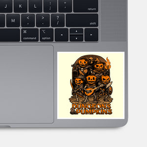 Dungeon Pumpkin RPG-None-Glossy-Sticker-Studio Mootant